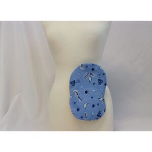 Drainable OR Closed 2 1/4" - 2 3/4" Fleece Ostomy Bag Cover Stoma Colostomy Pouc